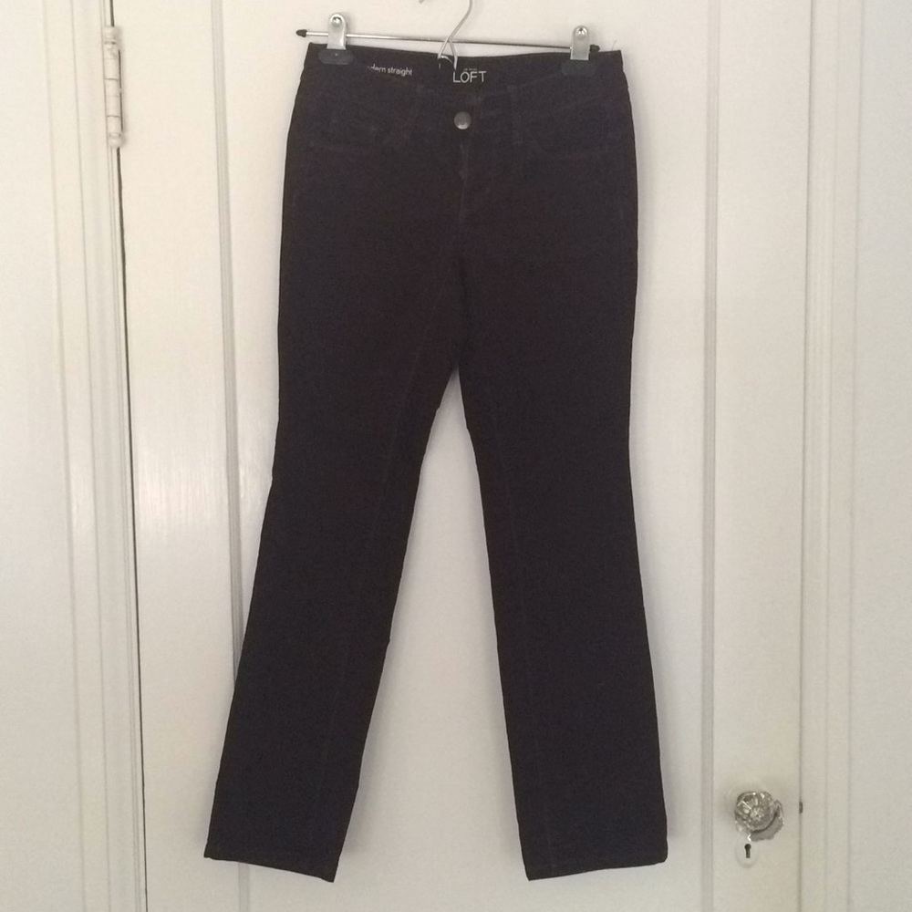 Dark purple corduroy pants